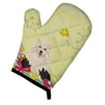 thumbnail image 1 of Easter Eggs Old English Sheepdog Oven Mitt, 1 of 1