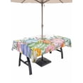 thumbnail image 1 of Easter Eggs Outdoor Tablecloth - 52x70 Inch Rectangle Dining Table Cover, Spring Botanical Eucalyptus Floral Butterfly Waterproof Outdoor Table Cloth with Umbrella Hole & Zipper for Picnic/Patio, 1 of 7