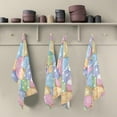 thumbnail image 1 of Easter Eggs Pattern Kitchen Dish Towels Set of 6 Absorbent Hand Towels, Lint-Free 18"x28" Cute Colorful Fast Drying Hanging Dishcloths for Cooking Baking Home Clean, 1 of 5