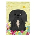thumbnail image 1 of Easter Eggs Pekingnese Black Garden Size Flag, 1 of 1