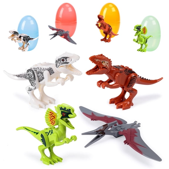 Easter Eggs PreFilled with Dinosaur Toy, Easter Basket Stuffers