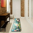 Easter Eggs Rabbits Flowers Runner Rug Ares Rug NonSlip Laundry Rug 72