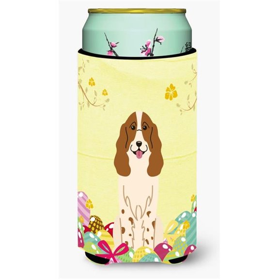 Easter Eggs Russian Spaniel Tall Boy Beverage Insulator Hugger