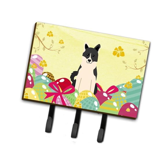 Easter Eggs Russo-European Laika Spitz Leash or Key Holder