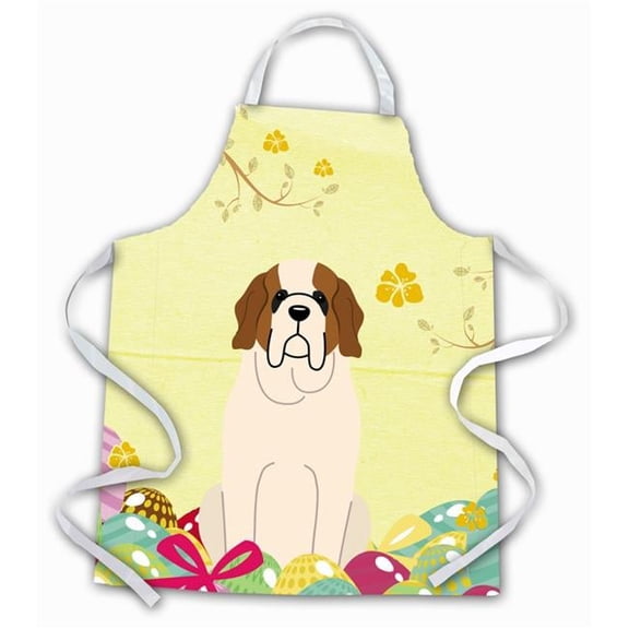 Easter Eggs Saint Bernard Apron