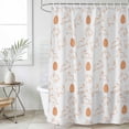 thumbnail image 1 of Easter Eggs Small Stall Shower Curtain, Waterproof Shower Curtains for Bathroom, Cute Bunny Rabbits Cartoon Orange Washable Fabric Cloth Bath Curtain for Bathtub Decoration with Hooks 36x78 Inches, 1 of 9