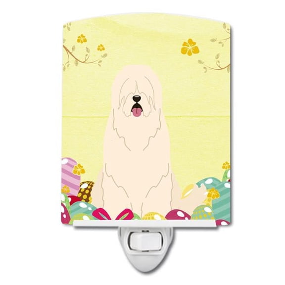 Easter Eggs South Russian Sheepdog Ceramic Night Light