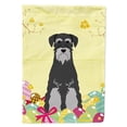 thumbnail image 1 of Easter Eggs Standard Schnauzer Black Grey Flag Canvas House Size, 1 of 1