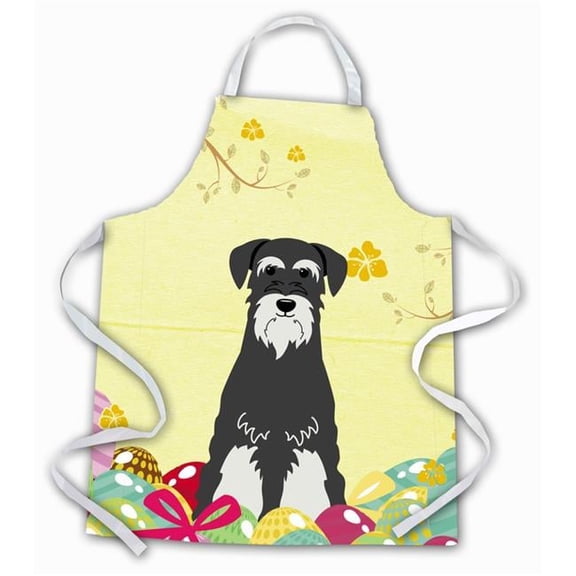 Easter Eggs Standard Schnauzer Salt & Pepper Apron
