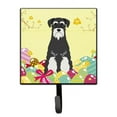 thumbnail image 1 of Easter Eggs Standard Schnauzer Salt & Pepper Leash or Key Holder, 1 of 1