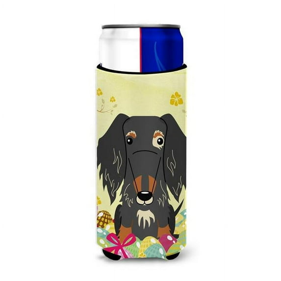 Easter Eggs Wire Haired Dachshund Dapple Michelob Ultra Hugger for Slim Cans