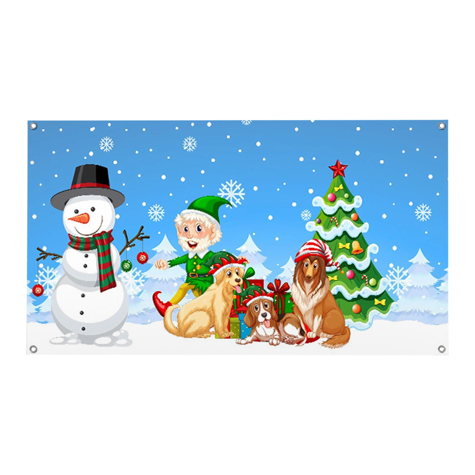 Easter Eggs to Decorate Christmas Garage Decoration Hanging Cloth