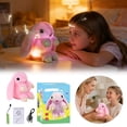 thumbnail image 1 of Easter Electronic Dancing Bunny Plush Toy, Singing and Recording Rabbit Stuffed Animal with Soft Ears, Interactive Musical Plush for Easter Basket Stuffers, Birthday Gifts, Home Decor, 1 of 9