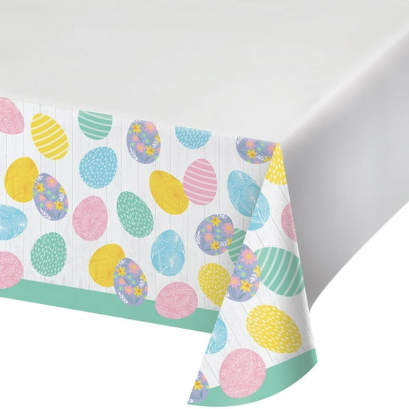 Easter Elegance Paper Tablecloth