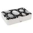 thumbnail image 1 of Easter Elegant PU Leather Jewelry Box with Removable Compartment and Earring Holder - Decorative Storage Box - Portable, 1 of 6