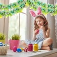 thumbnail image 1 of Easter Embellished Birthday Photo Booth Props, Green Amily Reunion Gifts, Doingart Easter Decoration Garland 6.5ft Party Decorative Articles Colored Egg Shape Brushed Wool Top Holiday Ribbons, 1 of 7