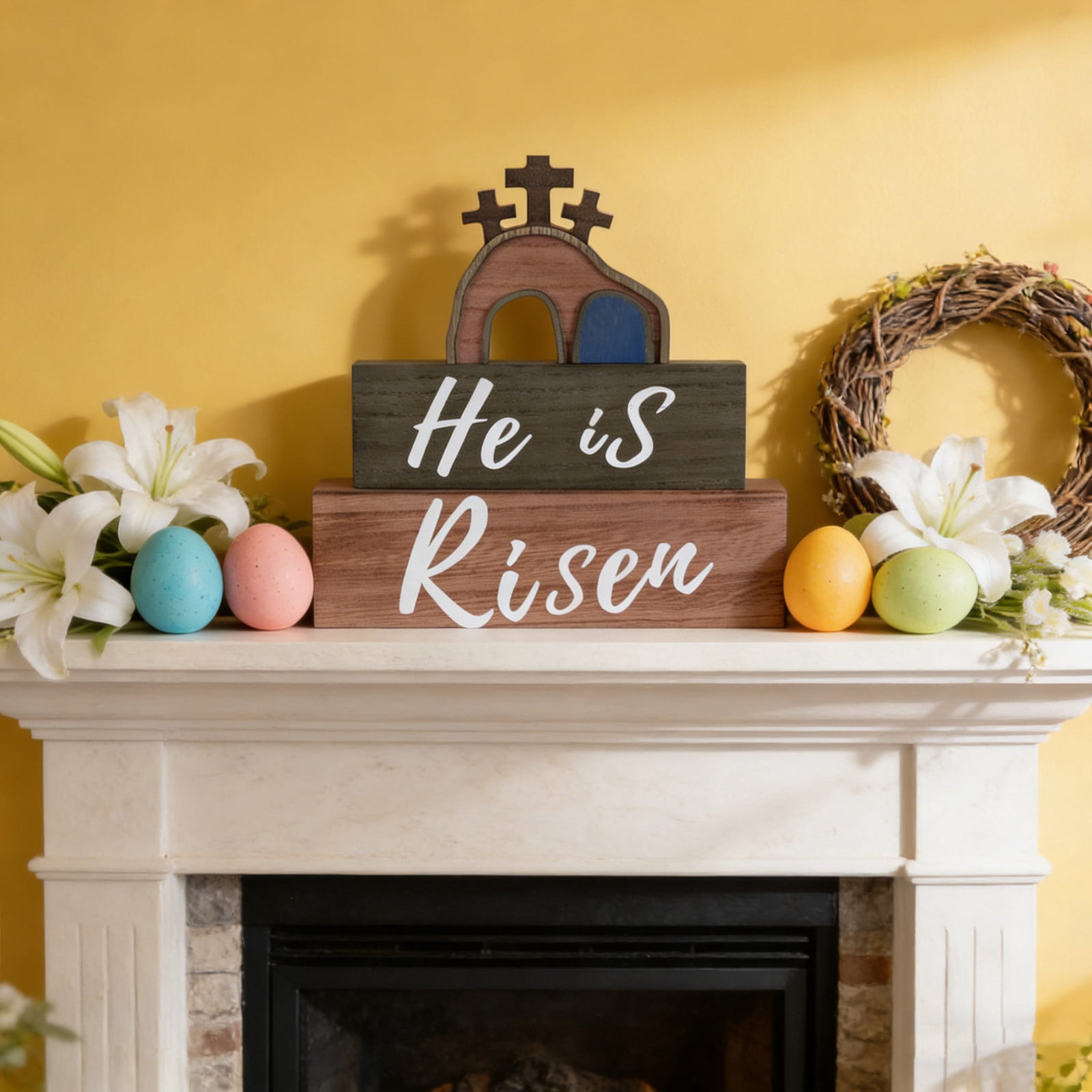 Easter Empty Tomb Resurrection Scene Decor, Religious Easter Christian ...