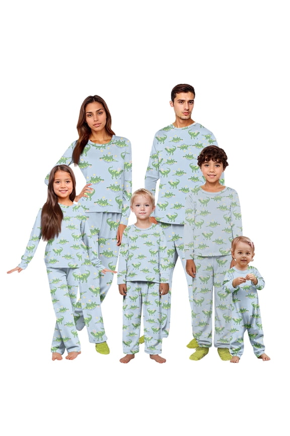 Easter Family Matching Pajamas Set, Spring Soft Long Sleeve Loungewear Set With Long-sleeve Tops And Pants