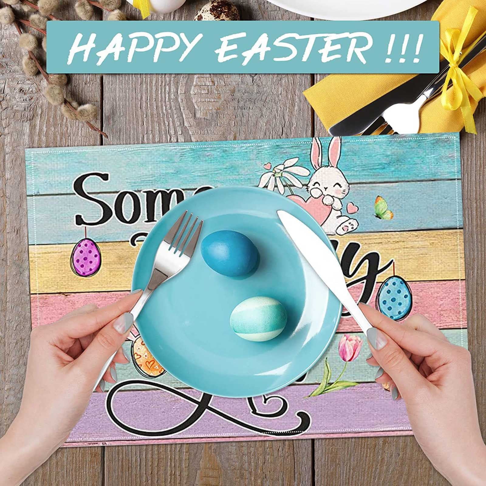 Easter Feast Table Placemats Dress Up Place MATS For The Easter Festive