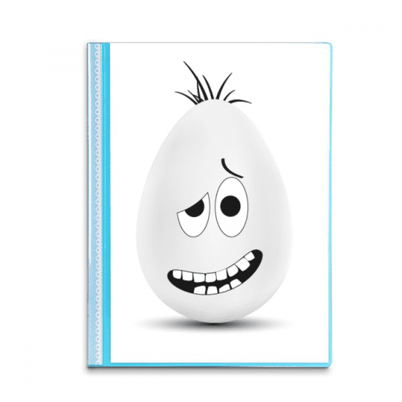 Easter Festival Funny Colored Egg Culture Book Sheet Protectors Portfolio Binder Folder