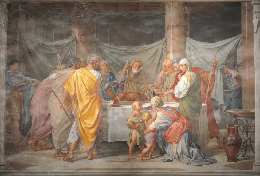 Easter Festivity (Festeggiamenti Della Pasqua) Canvas Art - (24 x 18)