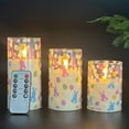 thumbnail image 1 of Easter Flameless Candles, Bunny Candle, Easter Egg Candle, 3 Pcs Flickering LED Candles with Remote for Easter Table Decor, 1 of 6