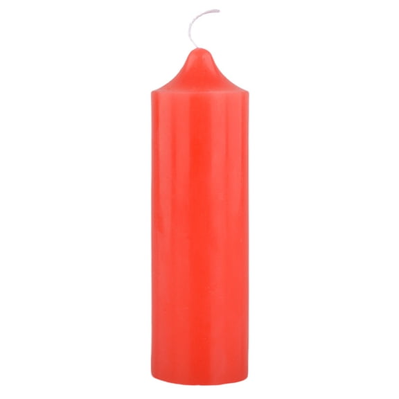 Easter Flameless Candles LED Lights Moving Wick Real Wax Ivory Electric Candles Pillar Battery Candles Flicker Lights Votive Flames Remote Control with Timer, Red