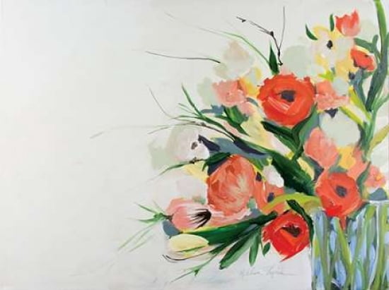 Easter Floral Canvas Art - Melissa Lyons (18 x 24)