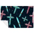 thumbnail image 1 of Easter Fluffy Microfiber Throw Blanket - Soft, Warm, and Printed - Lightweight Blanket for Sofa, Bed, Couch, Office, and Camping, 1 of 6