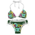 thumbnail image 1 of Easter Font Detachable Sponge Adjustable Strap Bikini Set Two-Pack, Ideal for Beach and Pool Parties, 1 of 6