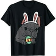 thumbnail image 1 of Easter French Bulldog Bunny Cute Frenchie Dog Men Women Kids T-Shirt, 1 of 5