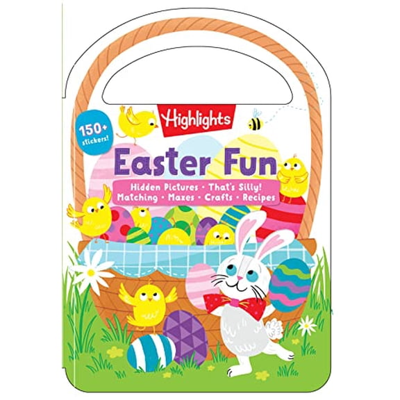 Pre-Owned Easter Fun : Easter Fun (Carry and Play Activity Books) Easter Activity Book for Kids Ages 3-6 Featuring Matching Games, Kid-Friendly Recipes, Hidden Pictures Puzzles (Paperback) 97816447...