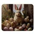 thumbnail image 1 of Easter Gaming Mousepad Mouse Mat Desk Mat - Square, 8.3x9.8 Inch, Non-Slip Rubber Bottom, Printed, Suitable for Office and Gaming, 1 of 6