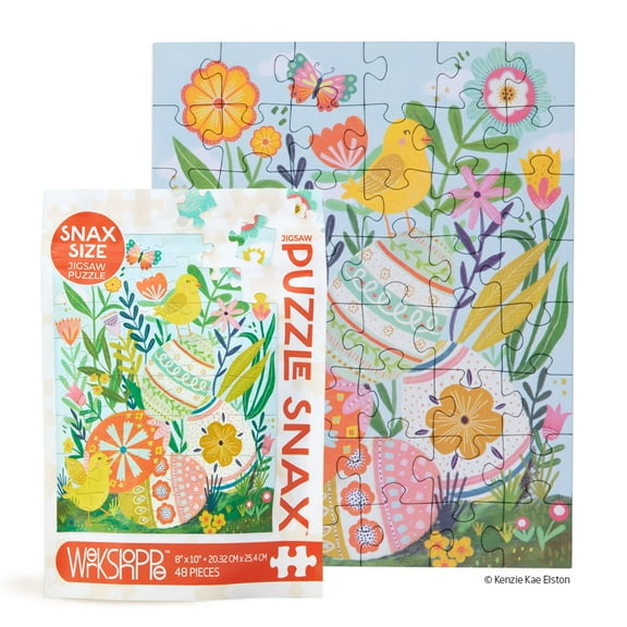 WerkShoppe Snax Easter Garden 48 Piece Puzzle