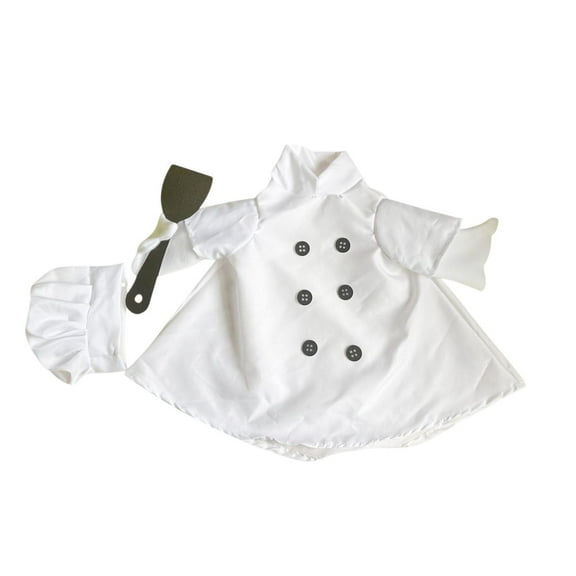 Easter Garden Decor with Chef Set - Spring Costume for Standard Grass Geese - Multi-Functional Holiday Decoration for Home and Garden Parties