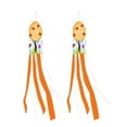 thumbnail image 1 of Easter Garden Windsock Flags 2PCS Cartoon Rabbit/Egg Wind Socks Spring Flag with Tassels Decoration for Outside, 1 of 5