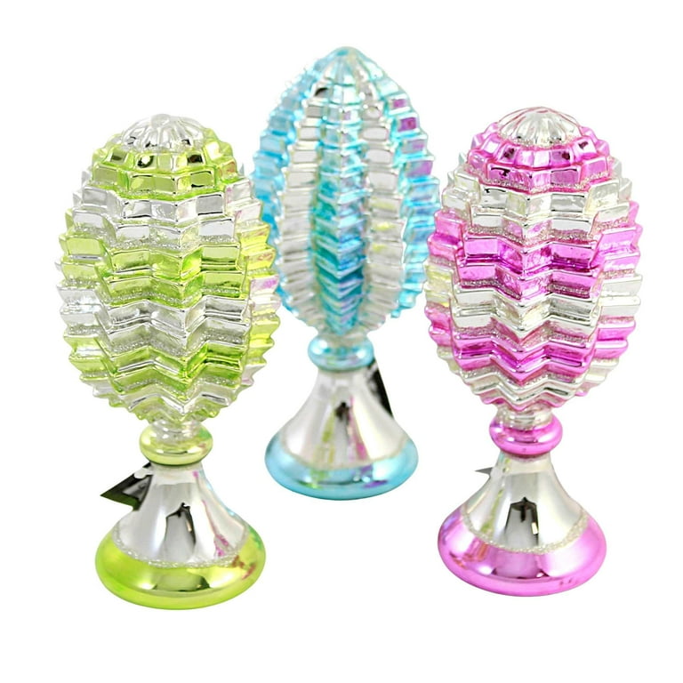 Easter Eggs on pedestal outlet decor