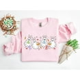 thumbnail image 1 of Easter Ghost Rabbit Shirt, Easter Eggs Sweatshirt, Funny Easter Day Gift, Butterfly Ghost Crewneck Tee for Women, 1 of 5
