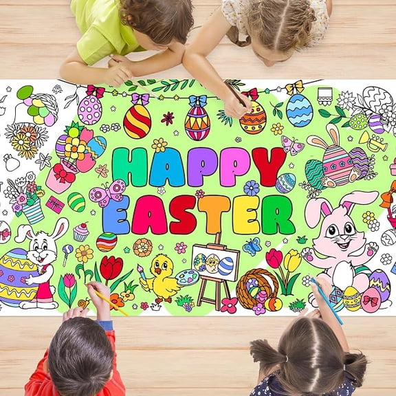 Easter Giant Coloring Poster