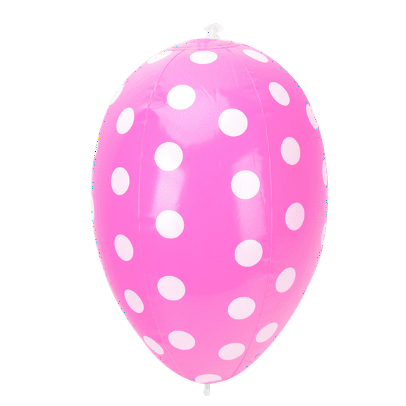 Easter Giant Egg Decoration Inflatable Ball Pvc 16in Balloon Party Easter Egg Decors Outdoor Garden Pendant Ornament for Yard Pink