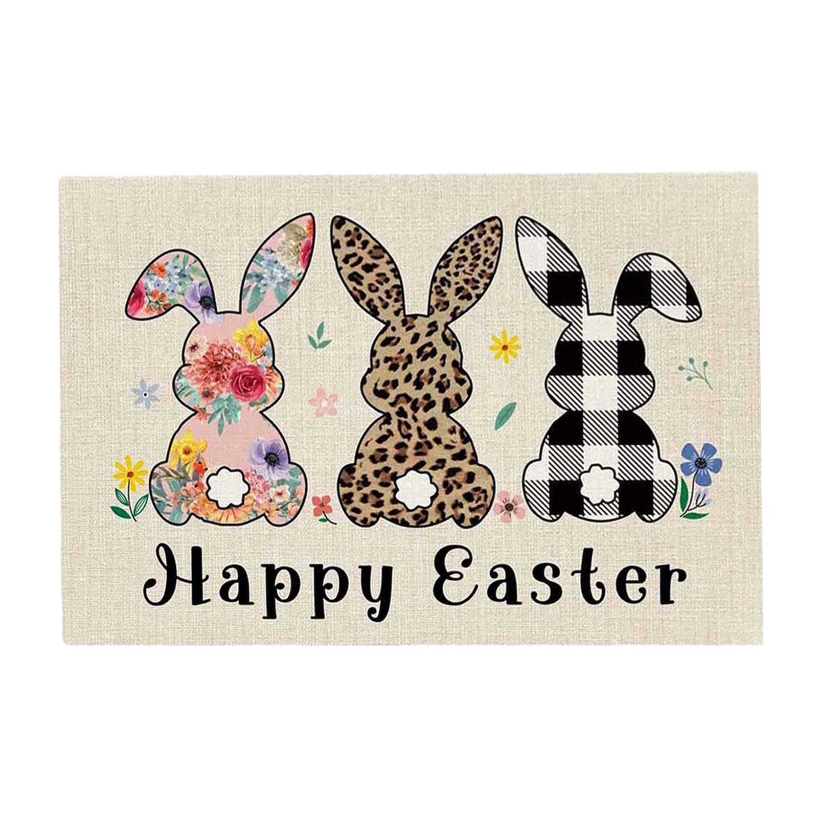 Easter Gift Bathroom Door Mat Front And Back Door Mat Kitchen Absorbent