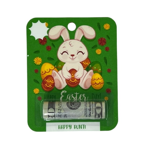 Easter Gift Card, Gift Tag, Easter Basket Stuffer, Easter Basket Filler, Easter Basket Gift Tag, Happy Easter Money Holder Card, Easter Gift for Boy Girl from The Easter Bunny, Easter Cash Gift
