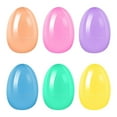 thumbnail image 1 of Easter Gift! Tunhigl 8PCS Fillable Easter 2.3 Inch Colorful Bright With Hinges For Easter Hunts Surprise Easter Hunts Random Colors, 1 of 4