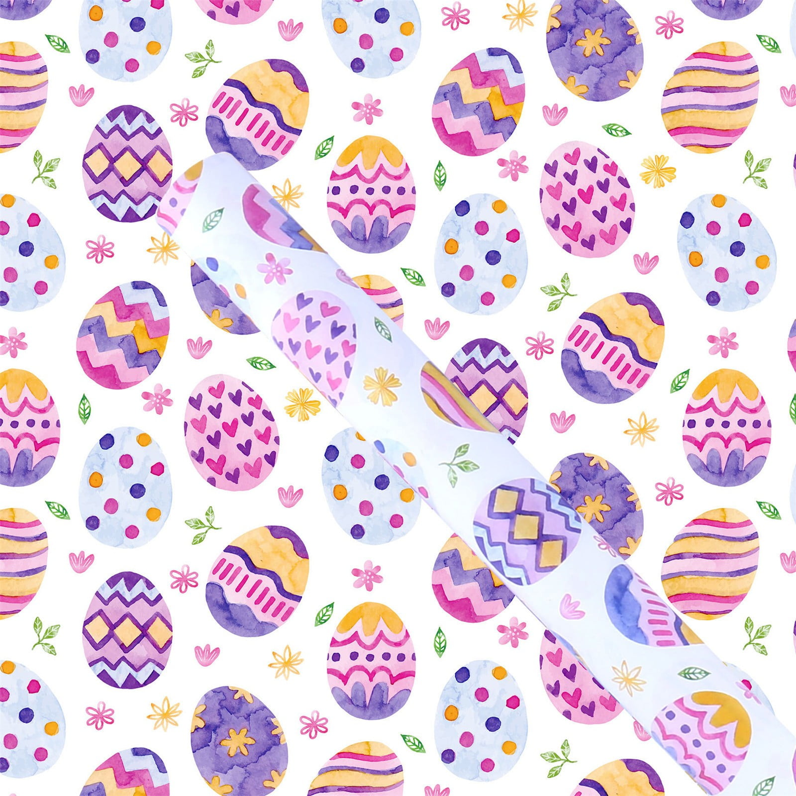 Easter Wrapping Paper Bunny Rabbits Ribbon Stock Vector (Royalty Free)  131893973
