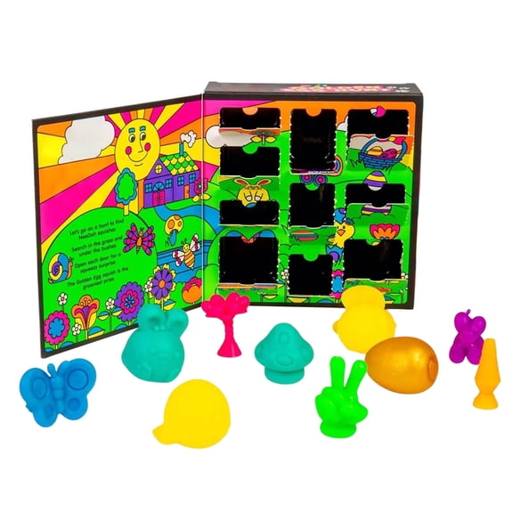 Easter Gifts Golden Egg Hunt Mystery 10-Pack (10 Squishy Surprises) Sensory Squeeze Blind Box