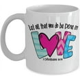 thumbnail image 1 of Easter Gifts Mug, Christian Love Coffee Mug, Spiritual Love Mug, Let All That You Do Be Done In Love 1 Corinthians 16:14, Bible Verse Mug, 1 of 2
