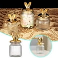 Easter Glass Jars Food Sealing Jars With Alloy Bunny Ear Lid Rabbit