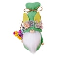 thumbnail image 1 of Easter Gnome Doll, Easter Wreath Decoration Garlands - Rustic Bunny & Flower Spring Door Wreath, Flowers & Greenery Pendants, Farmhouse Holiday Front Door Wall Hanging Ornament for Easter Home Decor, 1 of 4