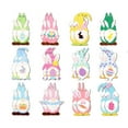 thumbnail image 1 of Easter Gnome Wooden Hanging Sign Holiday Party Porch Decoration Hanging Easter Indoor Decor Great Gifts, 1 of 9