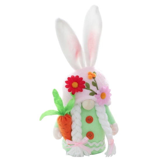 Easter Gnomes Decor,Bunny Handmade Plush Doll Spring Easter Gnomes,Faceless Elf Gifts for Kids,Women,Easter Decorations for Home,Party